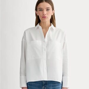 Everlane cropped boxy oxford